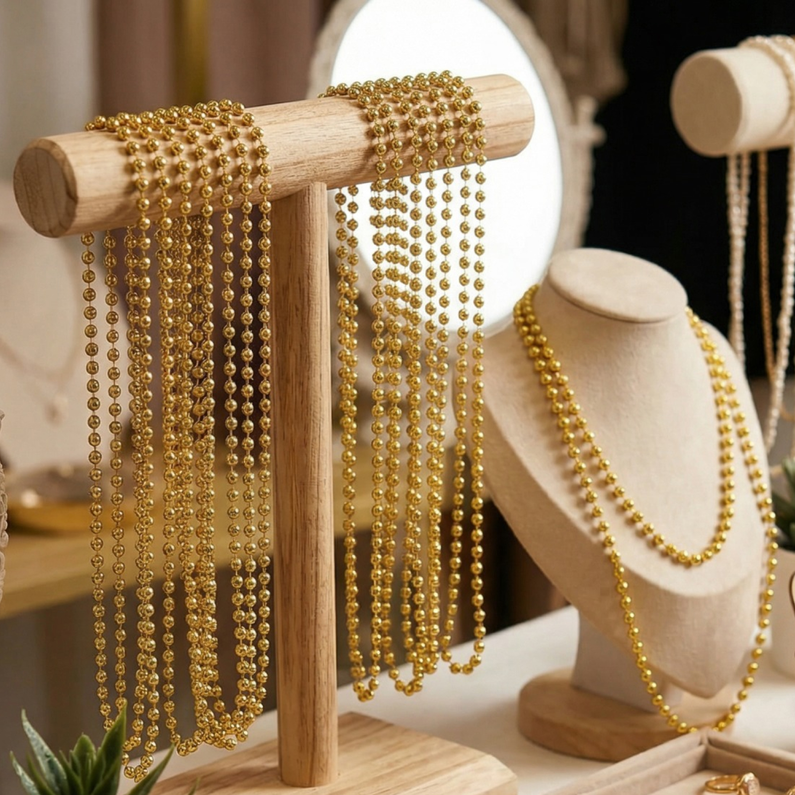 Bead Necklace Lifestyle